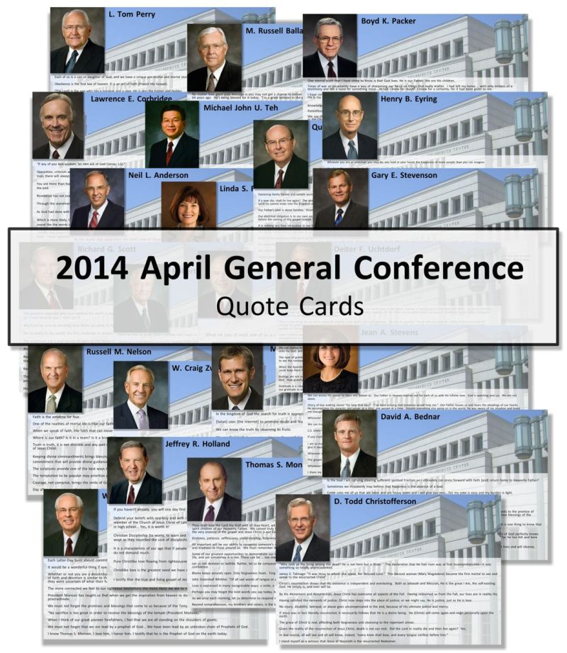 2014 April General Conference LETTER