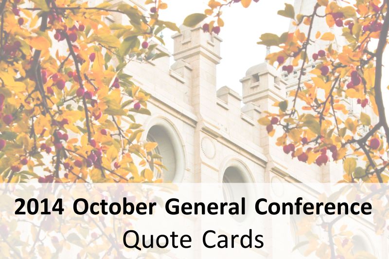 2014 General Conference Quote Cards COVER