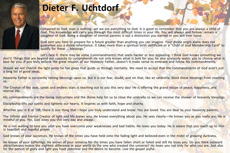 Dieter F. Uchtdorf 10.14 2