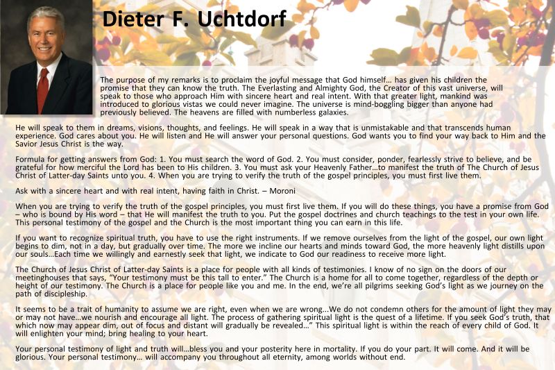 Dieter F. Uchtdorf 10.14