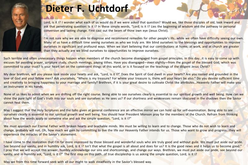 Dieter F. Uchtdorf (priesthood)
