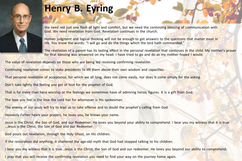 Henry B. Eyring 10.14
