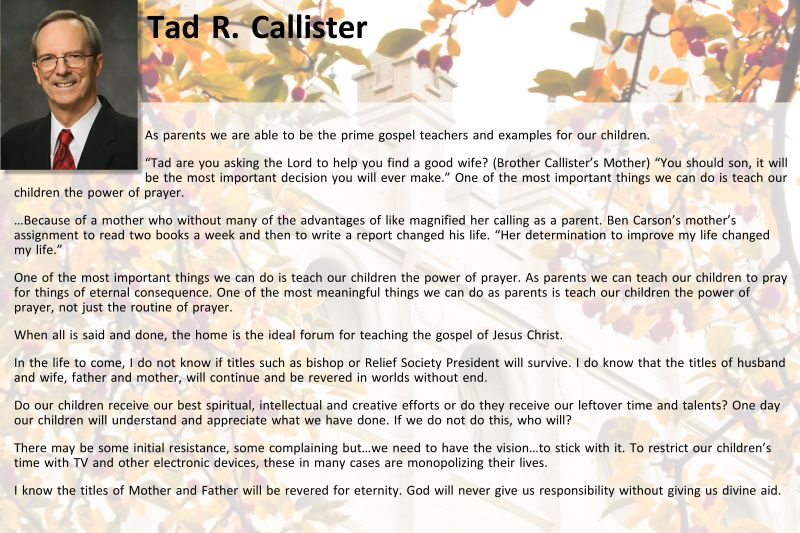 Tad R. Callister 10.14