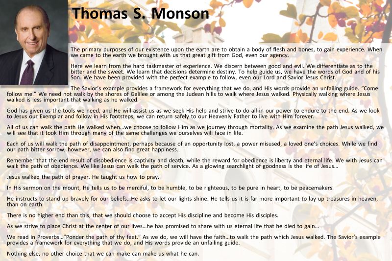 Thomas S. Monson 2 10.14